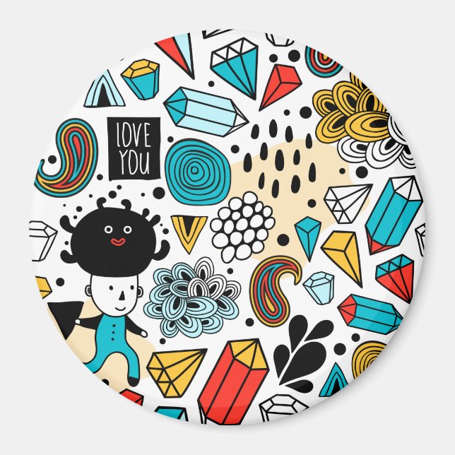 Íman Cabeça louca (Frente)