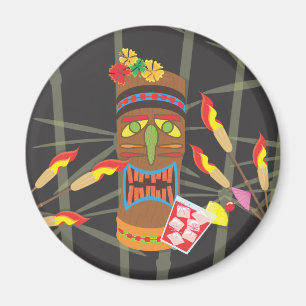 Íman Cabeça retro de Tiki
