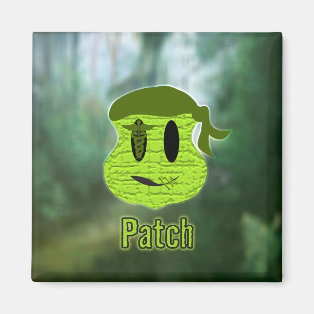 Íman Cabeças Voodoo ~ Pântano (Frente)