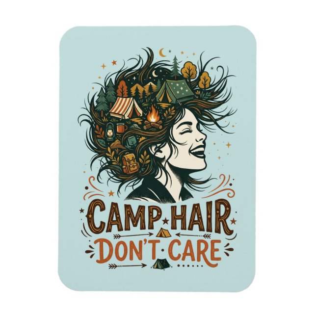 Íman Cabelo de Acampamento Não Liga (Vertical)