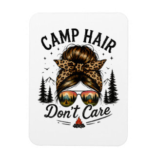 Íman Cabelo de Acampamento Não Liga Coque Desarrumado E