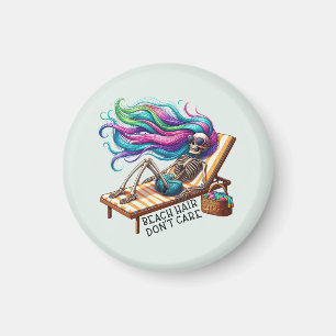 Íman Cabelo de praia Não se importa - Esqueleto
