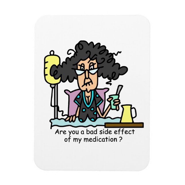 Íman Cabelo escuro do efeito secundário da medicamentaç (Vertical)