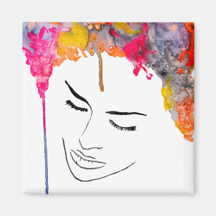 Íman Cabelo maluco, psicodélico