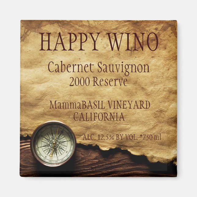 Íman Cabernet Sauvignon Magnet! (Frente)