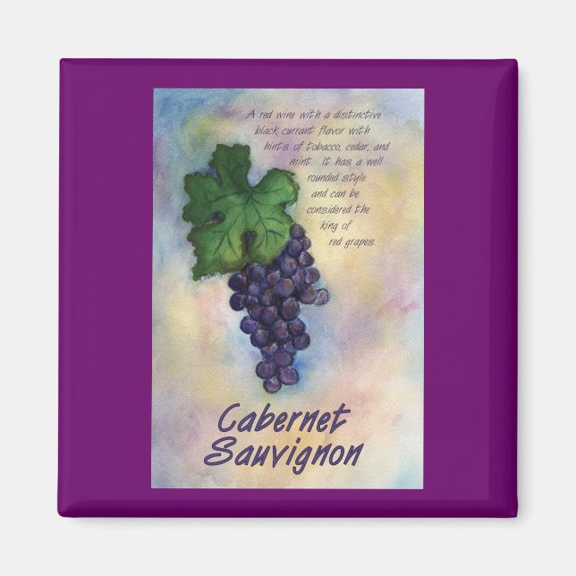 Íman Cabernet Sauvignon Wine Magnet (Frente)
