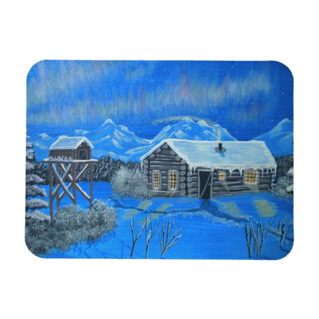 Íman Cabine das luzes do norte (Horizontal)