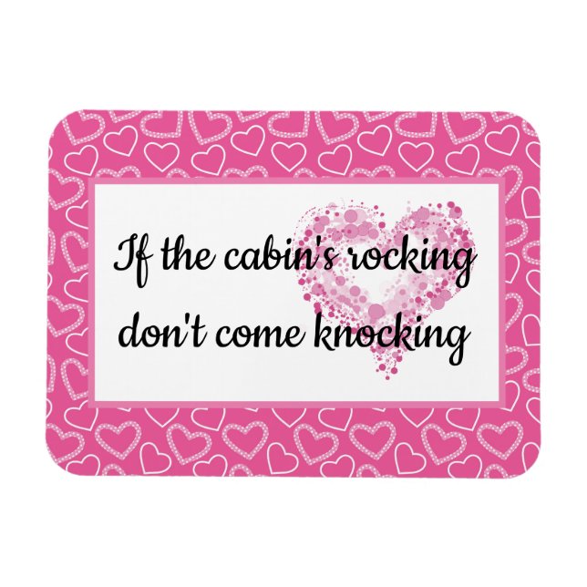 Íman Cabine de Lua de Mel Corações Rosas Cruzeiro Diver (Horizontal)