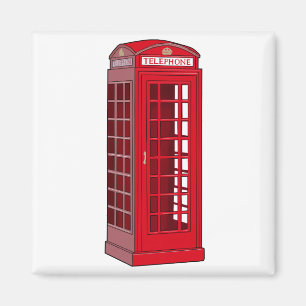 Íman Cabine de telefone inglesa vermelha