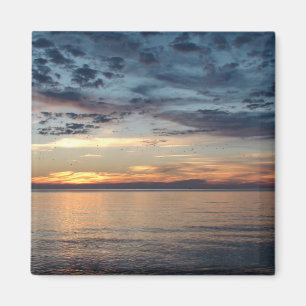 Íman Cabo Cod Beach Sunset Photo Magnet