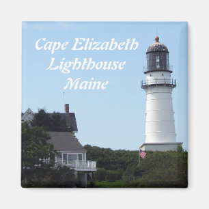 Íman Cabo Elizabeth Lighthouse Magnet