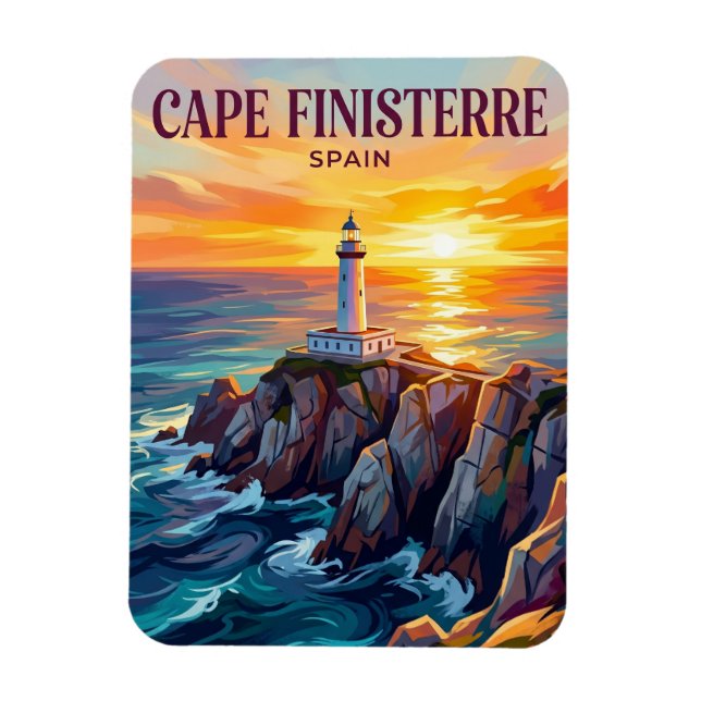 Íman Cabo Finisterra Espanha (Vertical)