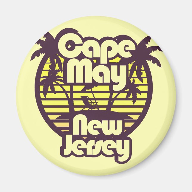 Íman Cabo May,New Jersey (Frente)
