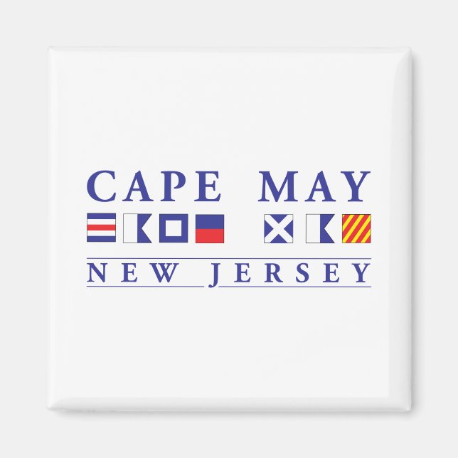 Íman Cabo May New Jersey (Frente)