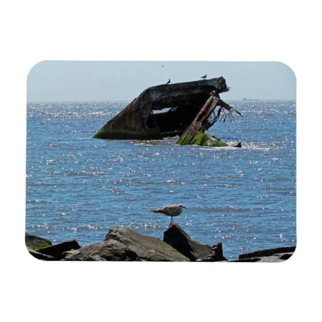 Íman Cabo May Shipwreck (Horizontal)