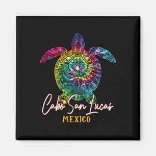 Íman Cabo San Lucas Tie Dye Sea Turtle Matando Família