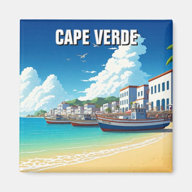 Íman Cabo Verde Viagem (Frente)
