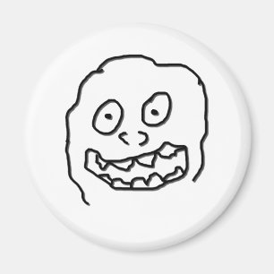 Íman Cabra de Doodle 0003 preto e branco
