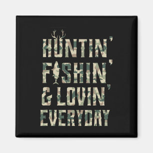 Íman Caça À Pesca Ama Todos Os Dias