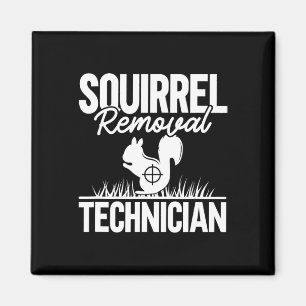 Íman Caça ao Esquilo do Técnico de Remoção Funny Squirr