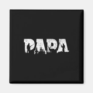 Íman Caça ao Papá Caçando Dia de os pais Vintage