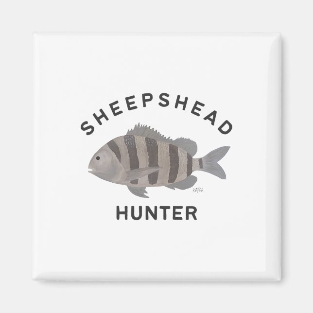 Íman Caça de Pesca Sheepshead  (Frente)