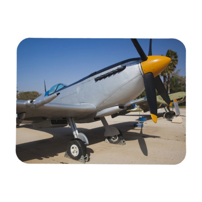 Íman Caça Spitfire de fabricação britânica (Horizontal)