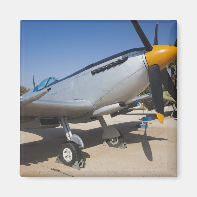 Íman Caça Spitfire de fabricação britânica (Frente)