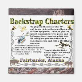 Íman Caça subaquática de alce da Backstrap Charters