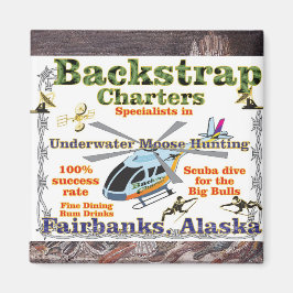 Íman Caça Submarina de Alce com Backstrap Charters Alas