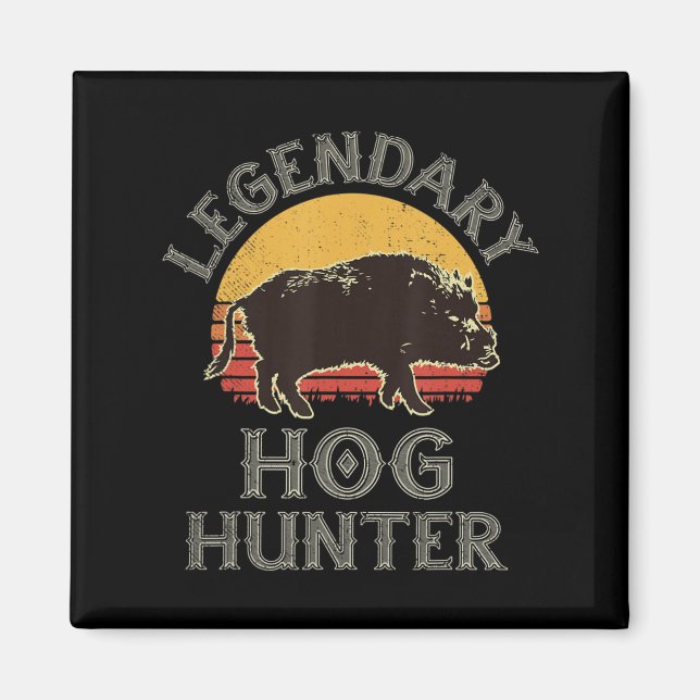 Íman Caçador de porcos, porcos, porcos, porcos, Hu (Frente)