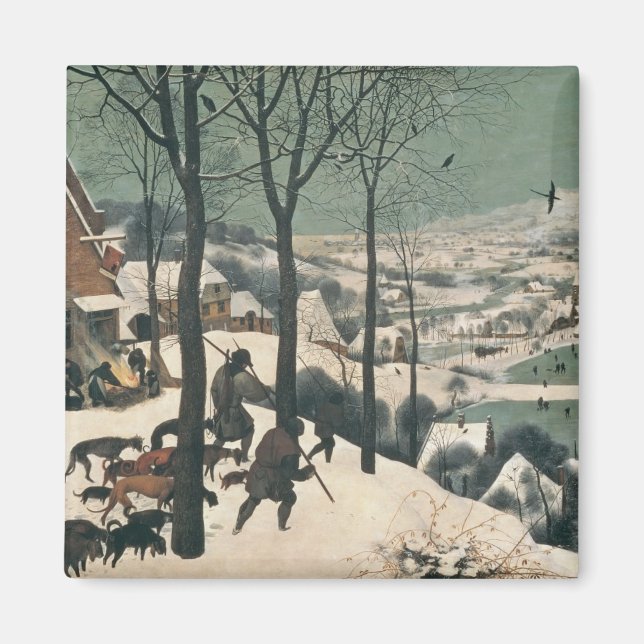 Íman Caçadores na neve - janeiro de 1565 (Frente)