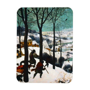 Íman Caçadores na Paisagem da Neve Pieter Bruegel