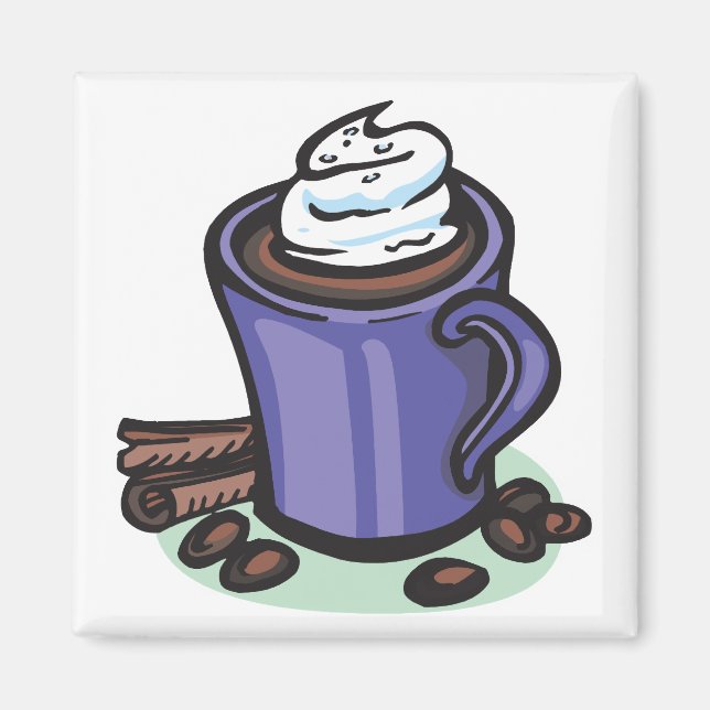 Íman cacau chocolate quente (Frente)