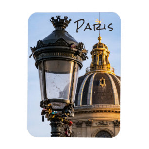 Íman Cachinhos de amor na Pont des Arts em Paris