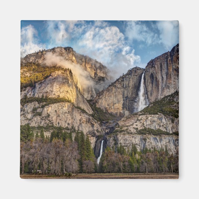 Íman Cachoeira de Yosemite cênica, Califórnia (Frente)