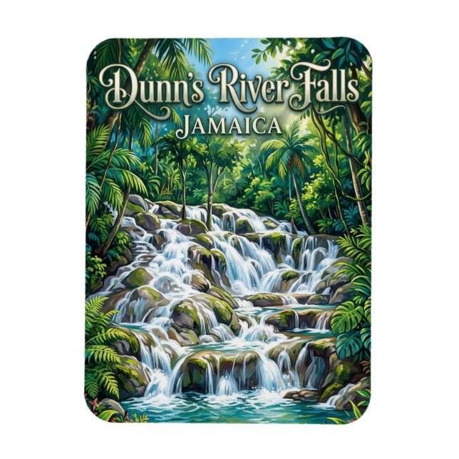 Íman Cachoeira do Rio Dunn Jamaica (Vertical)