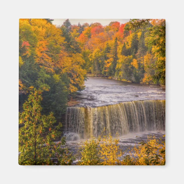 Íman Cachoeira Superior com Cores de Outono (Frente)