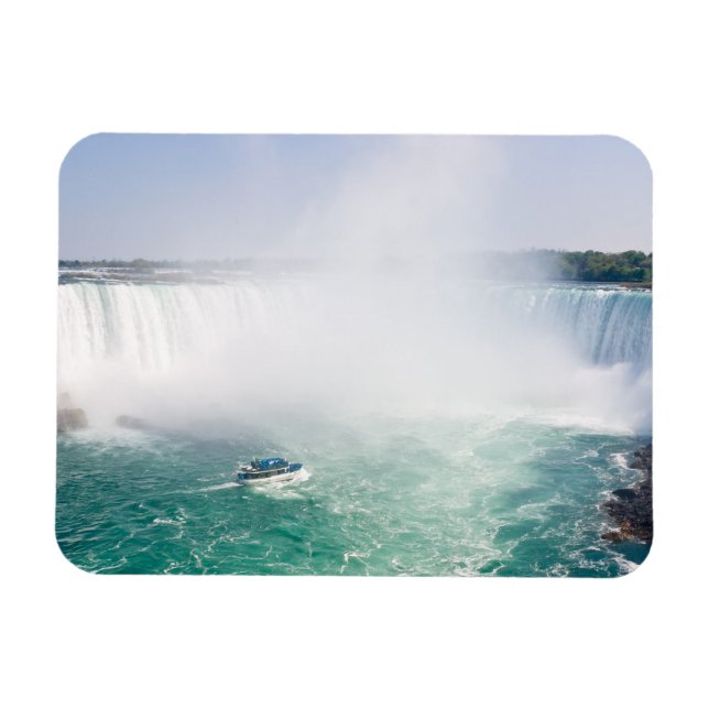 Íman Cachoeiras Boat e Horseshoe de Niagara Falls (Horizontal)