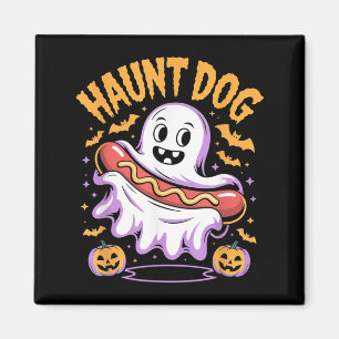 Íman Cachorro Assombrado Fantasma Engraçado Hotdog Hall