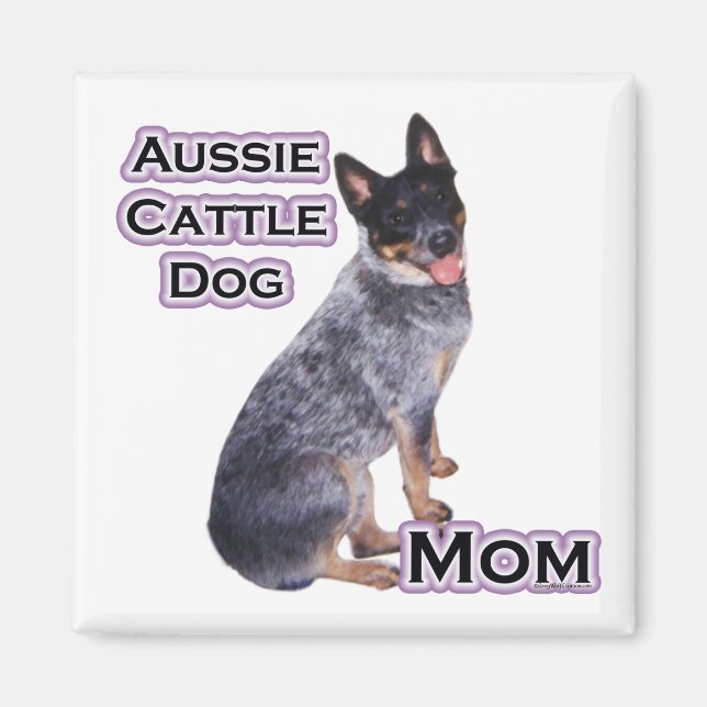 Íman Cachorro Australiano Mãe 4 - Magnet (Frente)