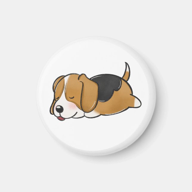 Íman Cachorro, Beagle, Natureza (Frente)