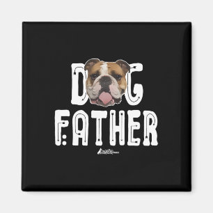 Íman Cachorro Bulldog Padre Bulldog O Dogdad Ruff Life