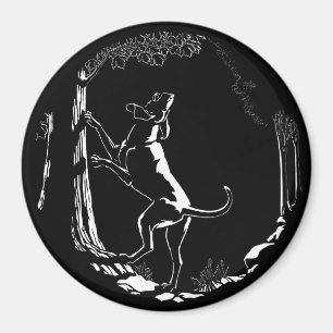 Íman Cachorro Cachorro Cachorro Caça Imã de geladeira D