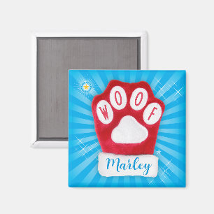 Íman Cachorro Cachorro Feliz Natal Papais noeis da Pata