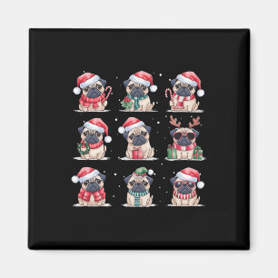 Íman Cachorro Cachorro Luzes De Natal Engraçadas Cachor