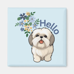 Íman Cachorro Cachorro Olá Magnet