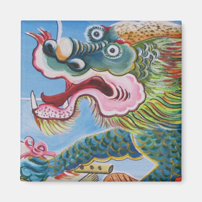 Íman Cachorro Chinês/Mural Guardião do Leão (Frente)