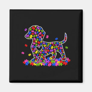 Íman Cachorro dachshund engraçado conscientização do au