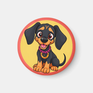 Íman Cachorro de Desenho Adorável